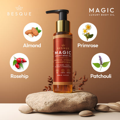Almond & Primrose Body Oil for Skin Wellness