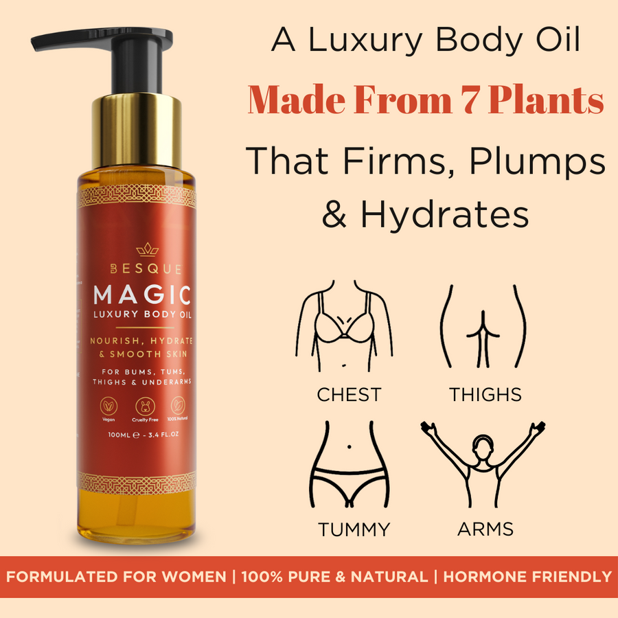 Body oil product photo