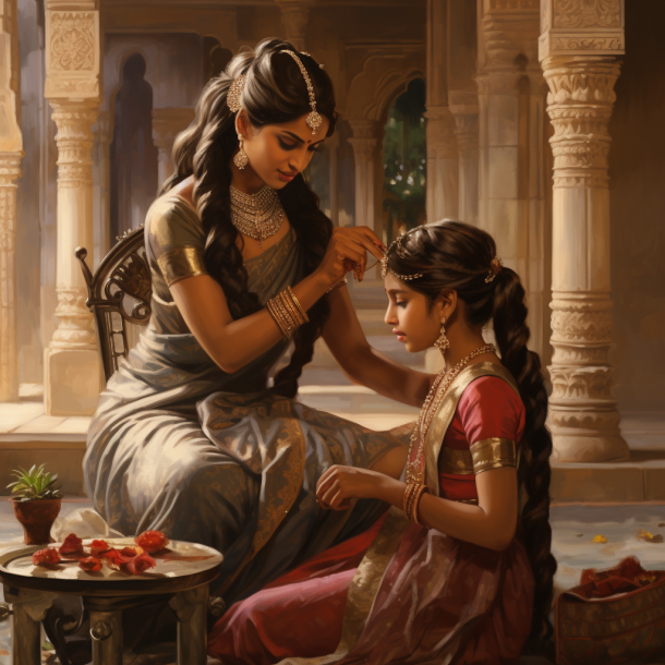 Traditional Eastern beauty ritual